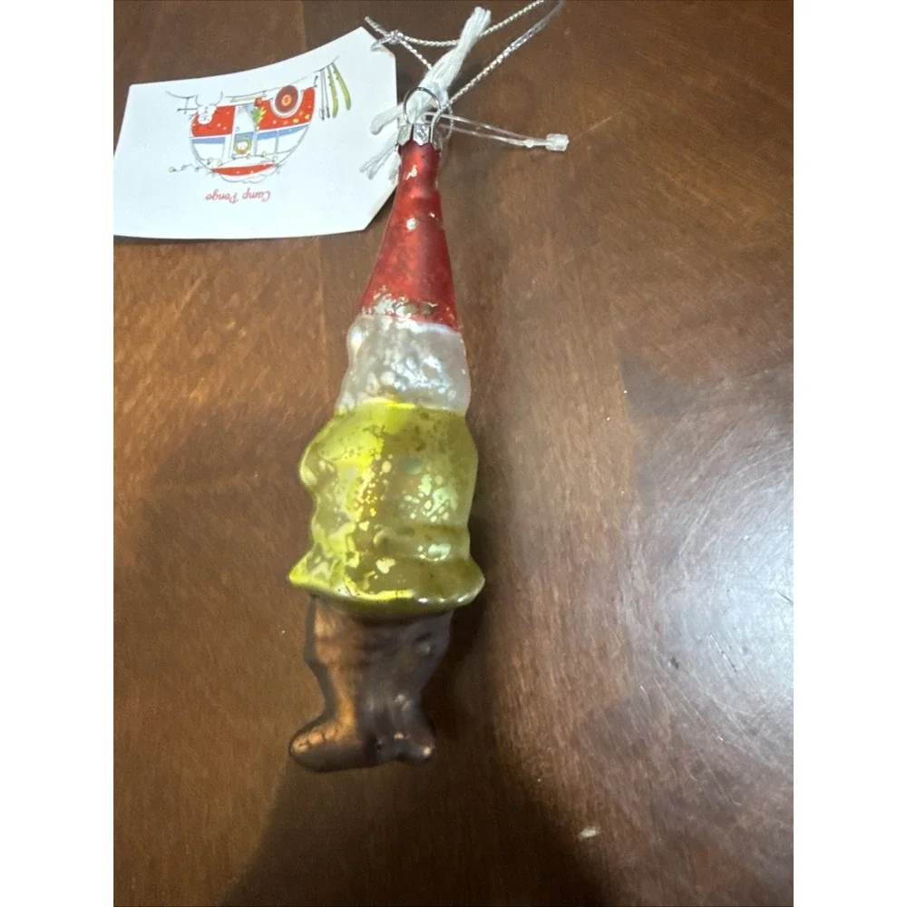 The Unbranded Brand glass santa